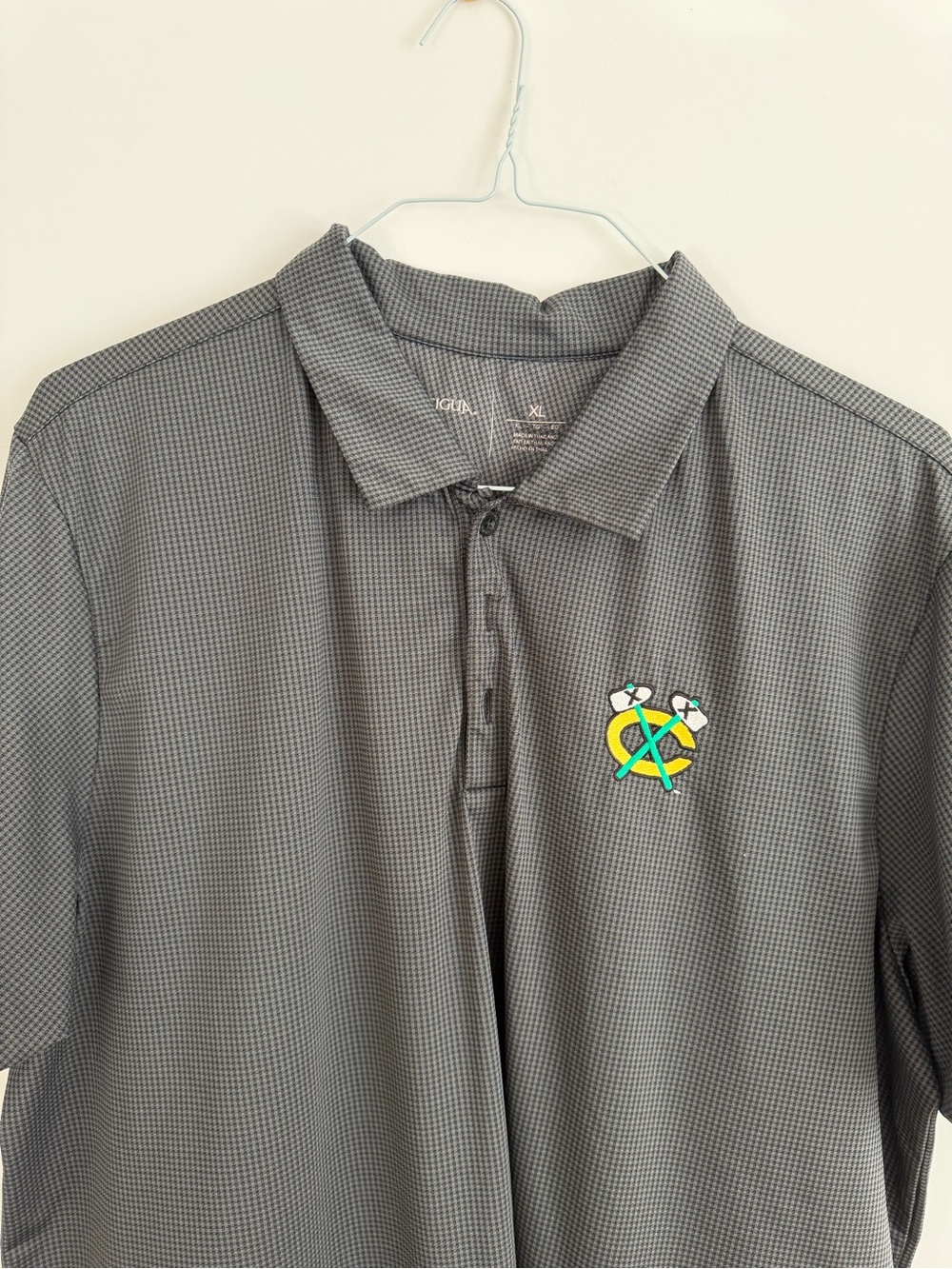 NHL Chicago Blackhawks Polo Shirt. Embroidered XL